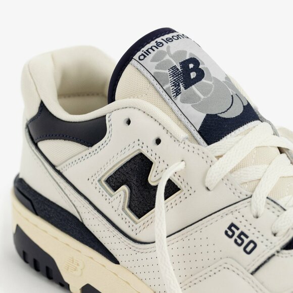 Size 10 Mens - New Balance 550 Aime Leon Dore White Navy Brand New - Picture 3 of 14